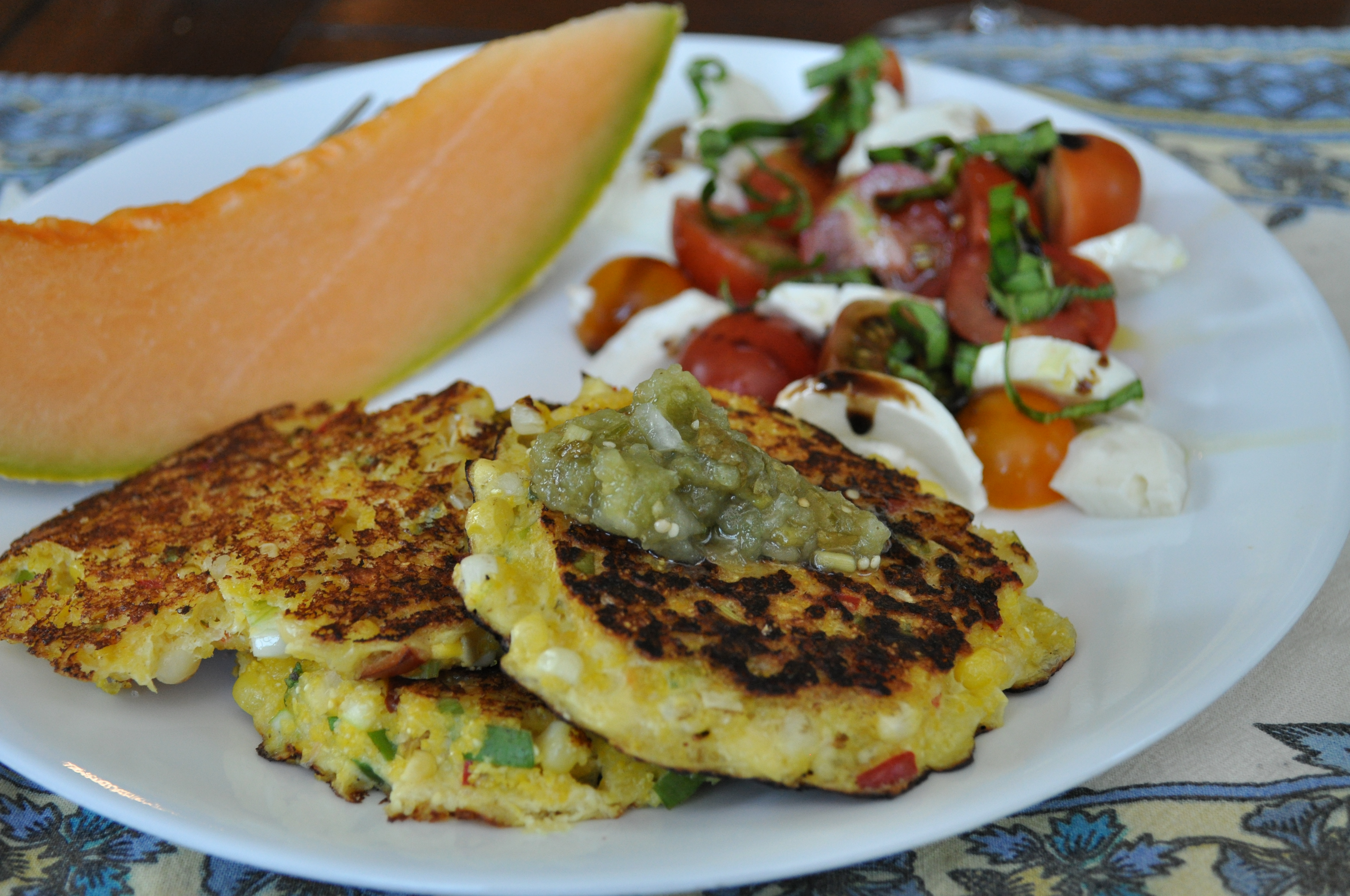 Sweet Corn and Polenta Fritters